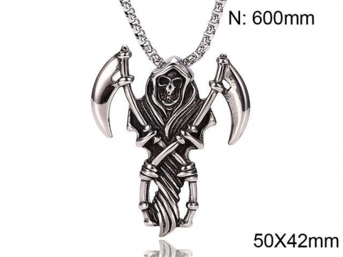 BC Wholesale Necklace Jewelry Stainless Steel 316L Fashion Necklace NO.#SJ13P074.jpg