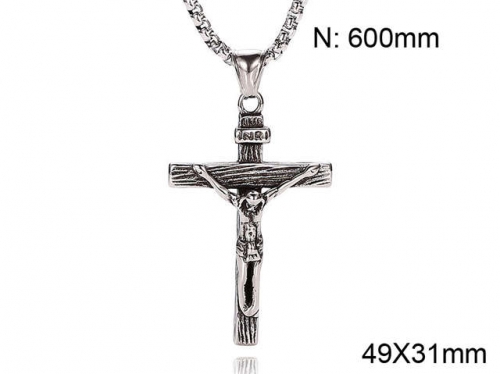 BC Wholesale Necklace Jewelry Stainless Steel 316L Fashion Necklace NO.#SJ13P061.jpg