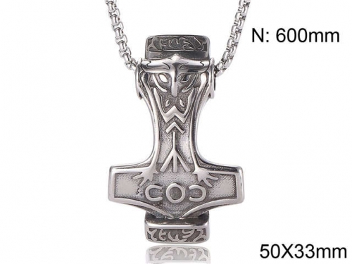 BC Wholesale Necklace Jewelry Stainless Steel 316L Fashion Necklace NO.#SJ13P124.jpg