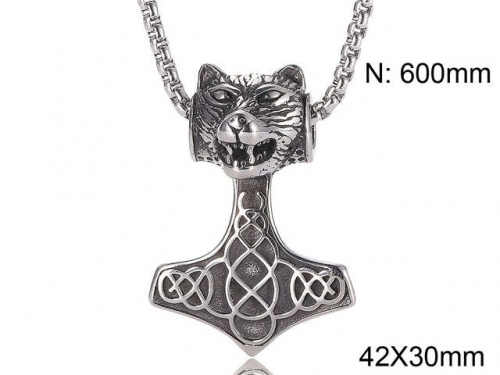 BC Wholesale Necklace Jewelry Stainless Steel 316L Fashion Necklace NO.#SJ13P130.jpg