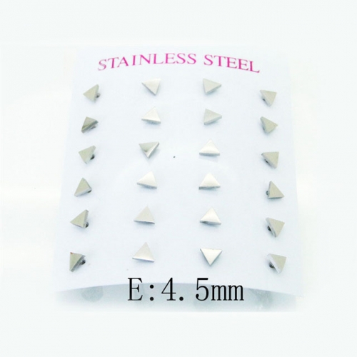 BC Wholesale Earrings Jewelry Stainless Steel 316L Earrings NO.#BC56E0030PW
