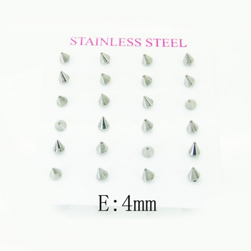 BC Wholesale Earrings Jewelry Stainless Steel 316L Earrings NO.#BC56E0027PD