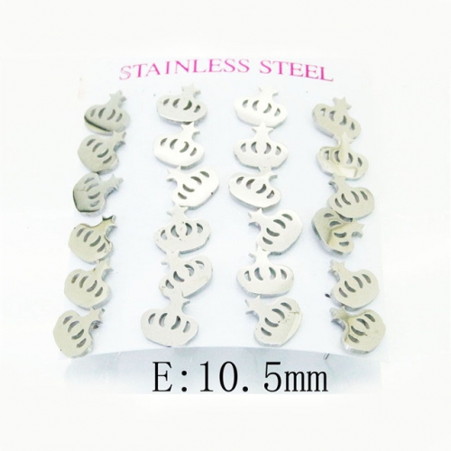 BC Wholesale Earrings Jewelry Stainless Steel 316L Earrings NO.#BC56E0040PB