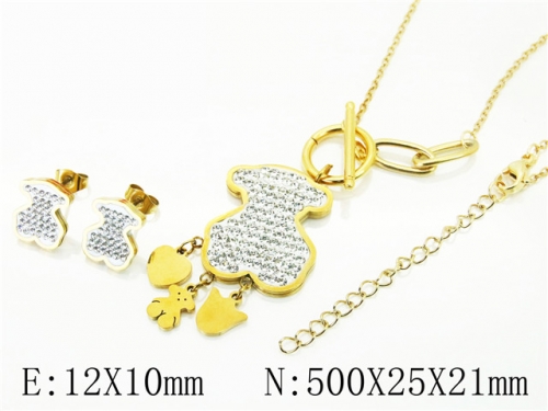 BC Wholesale Jewelry Sets Stainless Steel 316L Jewelry Sets NO.#BC02S2869HMU