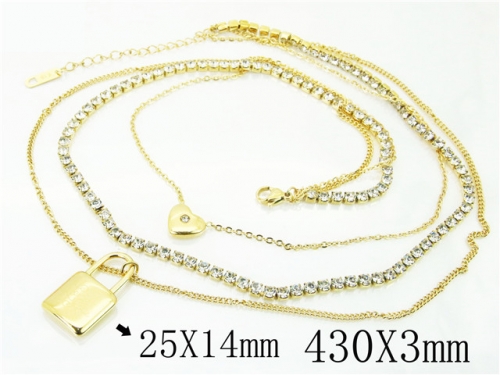 BC Wholesale Necklace Jewelry Stainless Steel 316L Fashion Necklace NO.#BC32N0643HLW