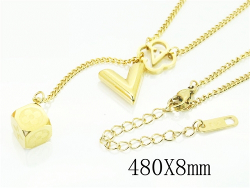 BC Wholesale Necklace Jewelry Stainless Steel 316L Fashion Necklace NO.#BC32N0638PL