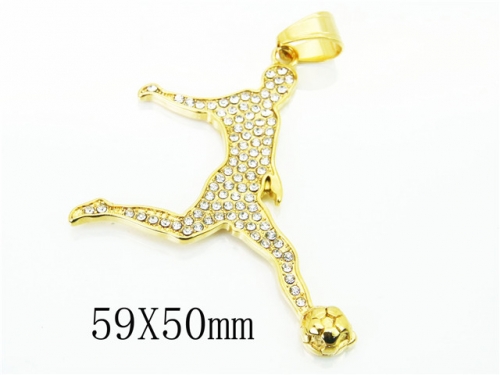 BC Wholesale Pendant Jewelry Stainless Steel 316L Pendant NO.#BC15P0553HJL