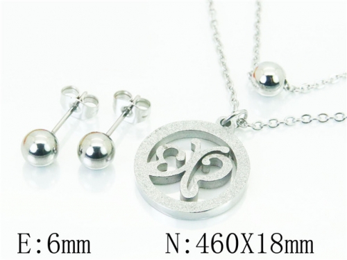 BC Wholesale Jewelry Sets Stainless Steel 316L Jewelry Sets NO.#BC91S1260NB
