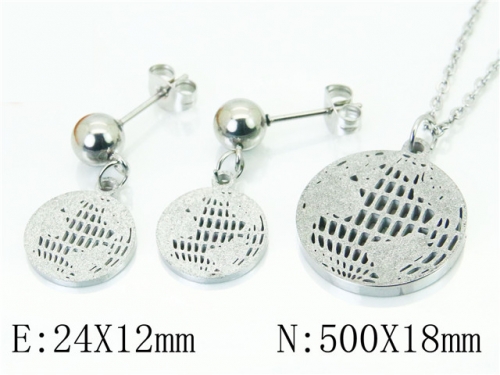 BC Wholesale Jewelry Sets Stainless Steel 316L Jewelry Sets NO.#BC91S1291PU