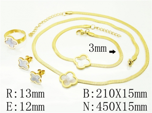 BC Wholesale Jewelry Sets Stainless Steel 316L Jewelry Sets NO.#BC34S0045HLT