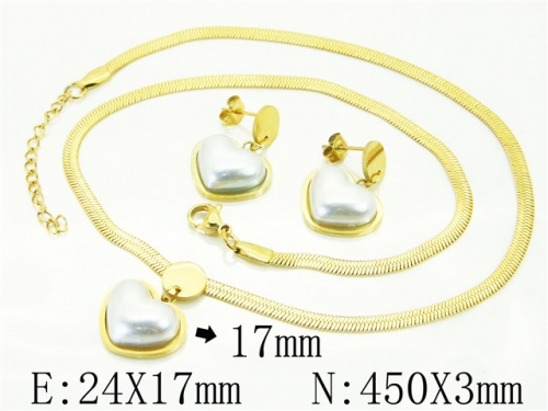 BC Wholesale Jewelry Sets Stainless Steel 316L Jewelry Sets NO.#BC34S0031OLE