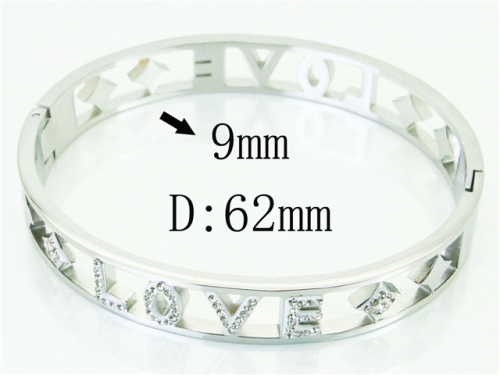 BC Wholesale Good Bangles Jewelry Stainless Steel 316L Bangle NO.#BC09B1180HKG