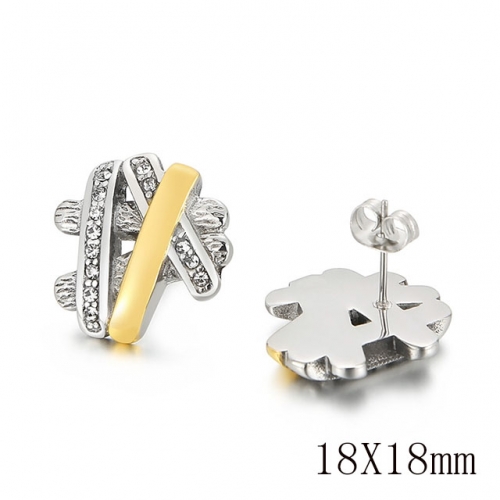 BC Wholesale Earrings Jewelry Stainless Steel 316L Popular Earrings NO.#SJ109E104194