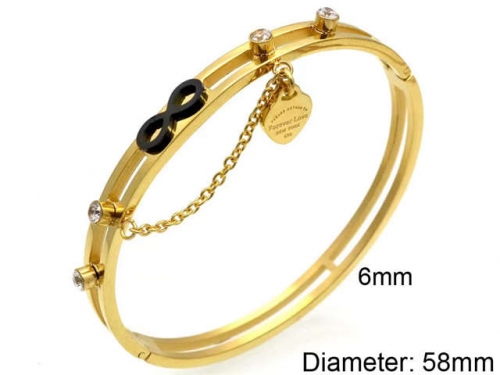 BC Wholesale Bangles Jewelry Stainless Steel 316L Bangle NO.#SJ18B247
