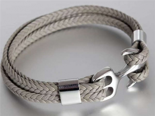BC Jewelry Wholesale Leather Bracelet Stainless Steel Bracelet Jewelry NO.#SJ130B131