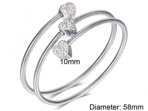 BC Wholesale Bangles Jewelry Stainless Steel 316L Bangle NO.#SJ1D010