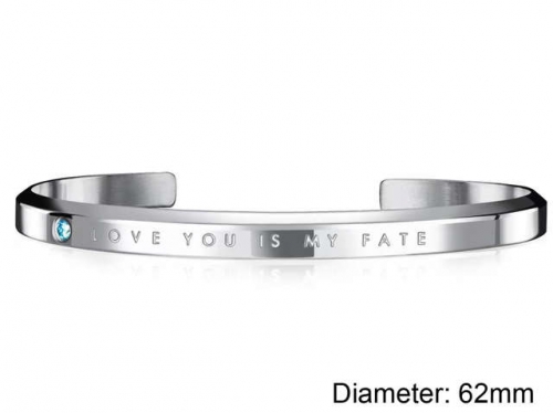 BC Wholesale Bangles Jewelry Stainless Steel 316L Bangle NO.#SJ1D018