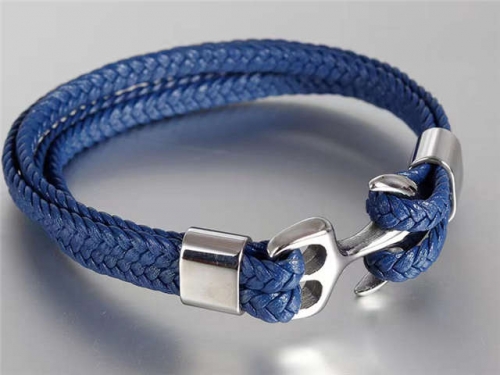 BC Jewelry Wholesale Leather Bracelet Stainless Steel Bracelet Jewelry NO.#SJ130B132