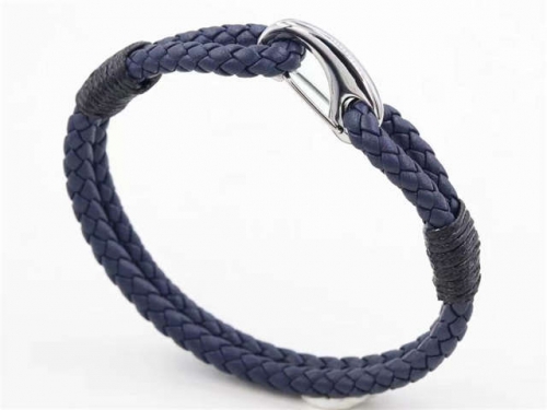 BC Jewelry Wholesale Leather Bracelet Stainless Steel Bracelet Jewelry NO.#SJ126B111