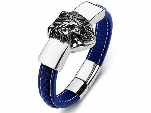 BC Jewelry Wholesale Leather Bracelet Stainless Steel Bracelet Jewelry NO.#SJ35B400