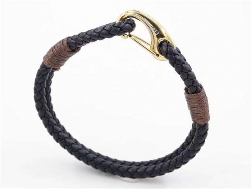 BC Jewelry Wholesale Leather Bracelet Stainless Steel Bracelet Jewelry NO.#SJ126B110