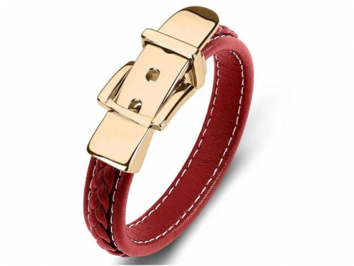 BC Jewelry Wholesale Leather Bracelet Stainless Steel Bracelet Jewelry NO.#SJ35B353