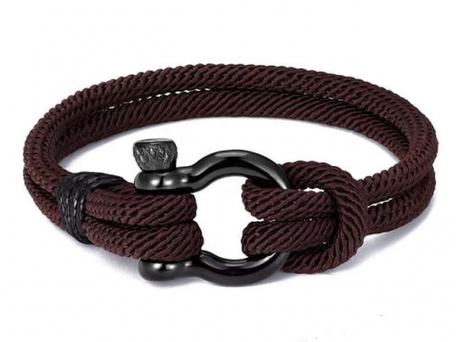 BC Jewelry Wholesale Leather Bracelet Stainless Steel Bracelet Jewelry NO.#SJ131B003