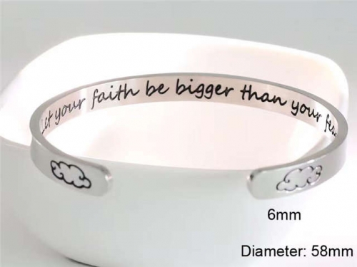 BC Wholesale Bangles Jewelry Stainless Steel 316L Bangle NO.#SJ125B154