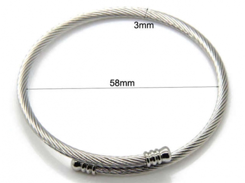 BC Wholesale Bangles Jewelry Stainless Steel 316L Bangle NO.#SJ18B362
