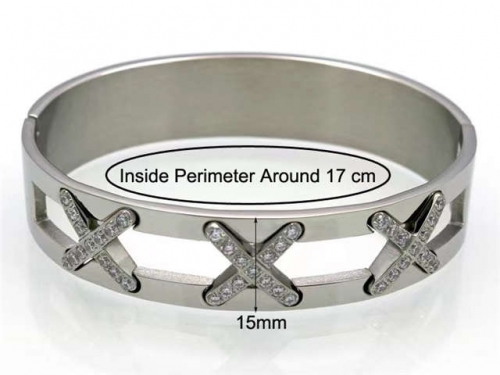 BC Wholesale Bangles Jewelry Stainless Steel 316L Bangle NO.#SJ18B137