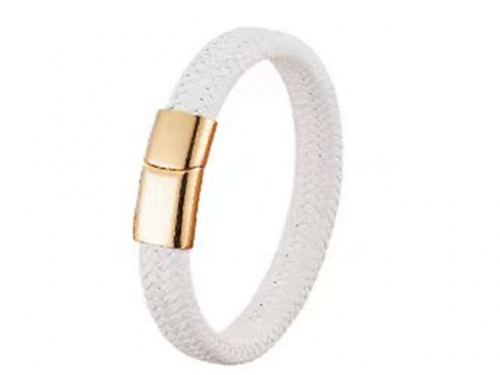 BC Jewelry Wholesale Leather Bracelet Stainless Steel Bracelet Jewelry NO.#SJ127B281