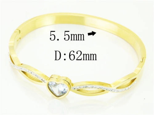 BC Wholesale Bangles Jewelry Stainless Steel 316L Bangle NO.#BC32B0516HLS