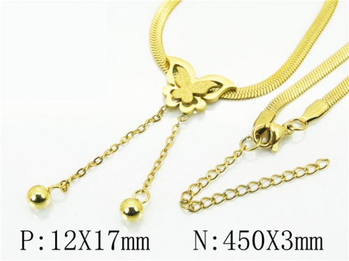 BC Wholesale Necklace Jewelry Stainless Steel 316L Necklace NO.#BC34N0022LLE