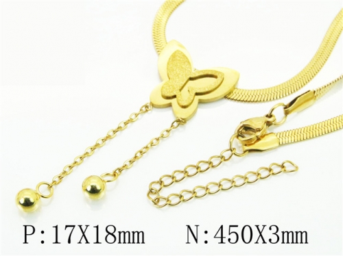 BC Wholesale Necklace Jewelry Stainless Steel 316L Necklace NO.#BC34N0018LLC