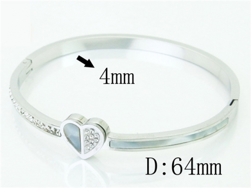 BC Wholesale Bangles Jewelry Stainless Steel 316L Bangle NO.#BC80B1402HIL