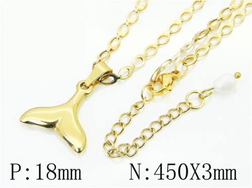BC Wholesale Necklace Jewelry Stainless Steel 316L Necklace NO.#BC62N0494NX