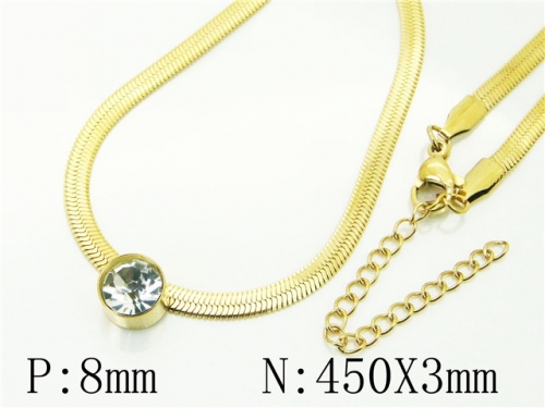 BC Wholesale Necklace Jewelry Stainless Steel 316L Necklace NO.#BC34N0033JO