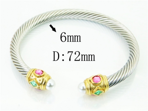 BC Wholesale Bangles Jewelry Stainless Steel 316L Bangle NO.#BC38B0828HPE