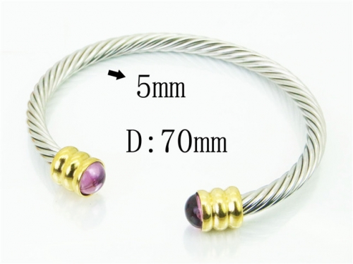 BC Wholesale Bangles Jewelry Stainless Steel 316L Bangle NO.#BC38B0838HME