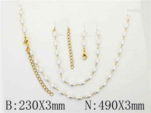 BC Wholesale Jewelry Sets Stainless Steel 316L Jewelry Sets NO.#BC39S0518HIX