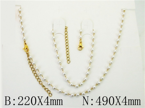 BC Wholesale Jewelry Sets Stainless Steel 316L Jewelry Sets NO.#BC39S0516HIC