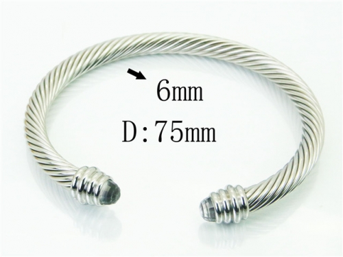 BC Wholesale Bangles Jewelry Stainless Steel 316L Bangle NO.#BC38B0850HLA