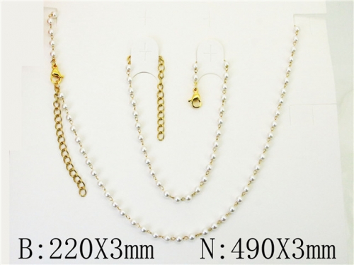 BC Wholesale Jewelry Sets Stainless Steel 316L Jewelry Sets NO.#BC39S0517HIS
