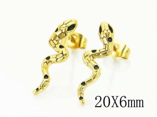 BC Wholesale Jewelry Earrings Stainless Steel 316L Earrings NO.#BBC12E0232KG