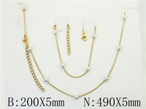 BC Wholesale Jewelry Sets Stainless Steel 316L Jewelry Sets NO.#BC39S0513HID