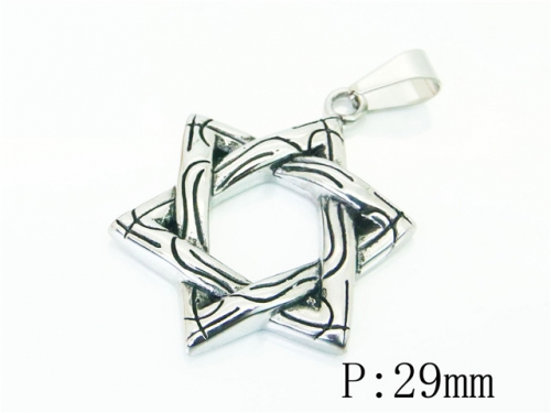 BC Wholesale Pendant Jewelry Stainless Steel 316L Pendant NO.#BC62P0121OF