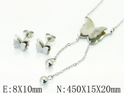 BC Wholesale Jewelry Sets Stainless Steel 316L Jewelry Sets NO.#BC34S0112LW