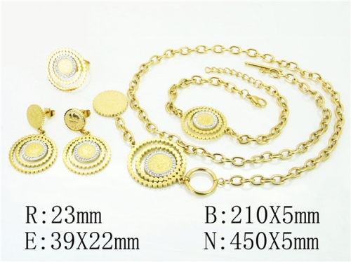 BC Wholesale Jewelry Sets Stainless Steel 316L Jewelry Sets NO.#BC50S0242JCC