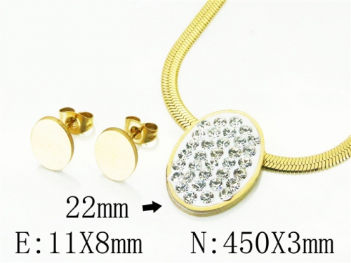 BC Wholesale Jewelry Sets Stainless Steel 316L Jewelry Sets NO.#BC34S0052LQ