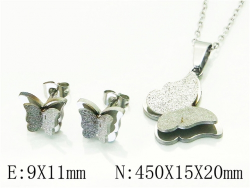 BC Wholesale Jewelry Sets Stainless Steel 316L Jewelry Sets NO.#BC34S0109KL
